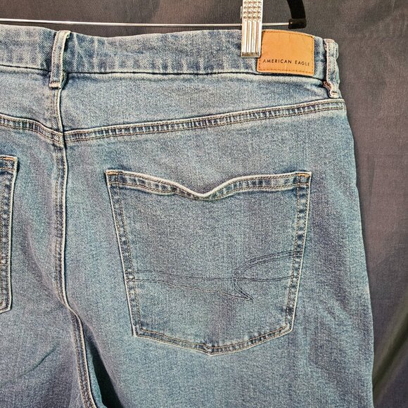 American Eagle Outfitters Blue Straight Leg Jeans - Picture 5 of 5
